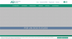 Desktop Screenshot of fundacionampao.org