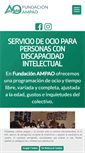 Mobile Screenshot of fundacionampao.org