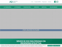 Tablet Screenshot of fundacionampao.org